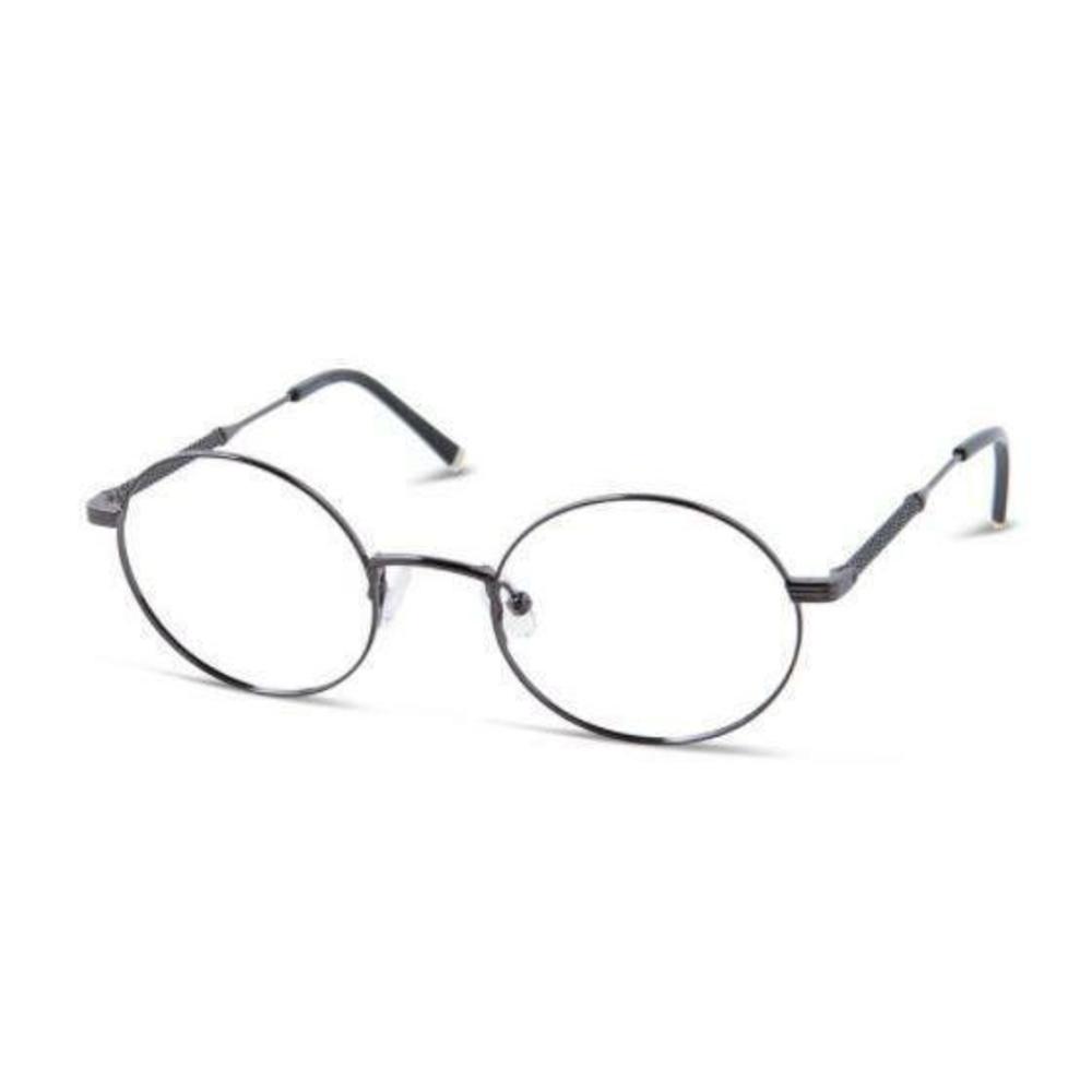 NEW Thin & Light VOLO Dark Gunmetal MUSTANG Eyeglasses 48mm with Case